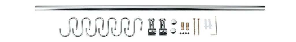 Metaltex 78 Cm Hängeleiste LONARDO Mit 6 Haken 350307 3 Metaltex 78 Cm Hängeleiste LONARDO Mit 6 Haken 350307 – Bild 3