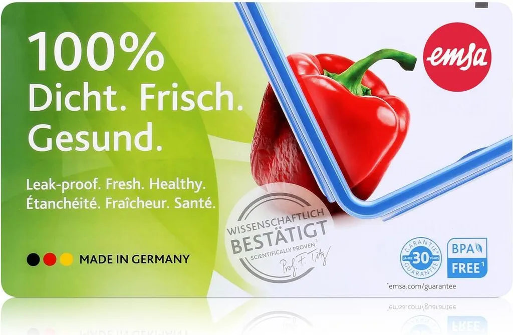 Emsa Clip & Close Frischhaltedosen 3er-Set á 0,55 L, Blau 6 Emsa Clip & Close Frischhaltedosen 3er-Set á 0,55 L, Blau – Bild 6