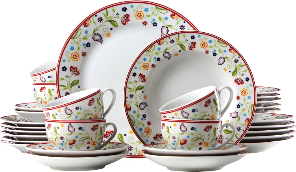 Ritzenhoff & Breker Kombiservice Doppio Shanti, 30-teilig, Porzellangeschirr 1 Ritzenhoff & Breker Kombiservice Doppio Shanti, 30-teilig, Porzellangeschirr