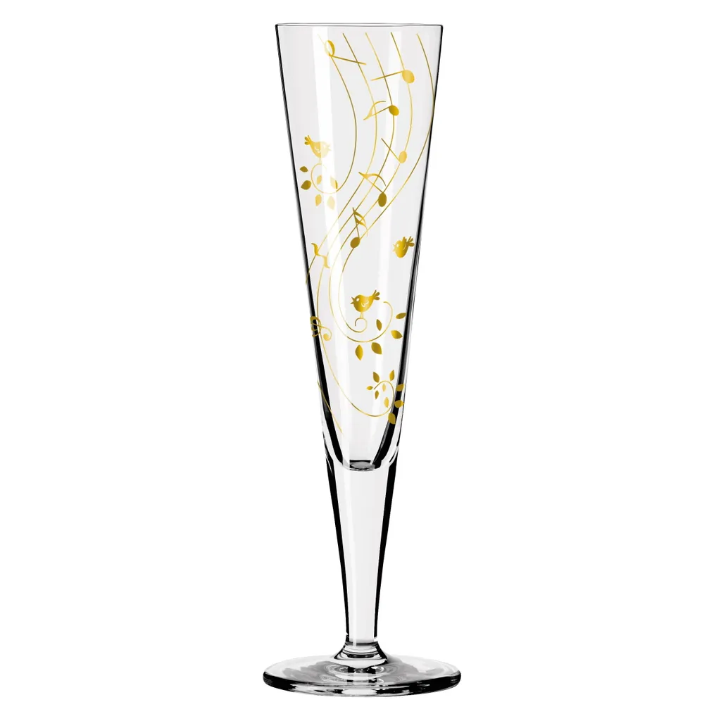 Goldnacht Champagnerglas #2 Von Sibylle Mayer 2 Goldnacht Champagnerglas #2 Von Sibylle Mayer – Bild 2