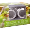 Sprossenglas Duo Set (2x 425 Ml) | Keimgläser Von FLORTUS