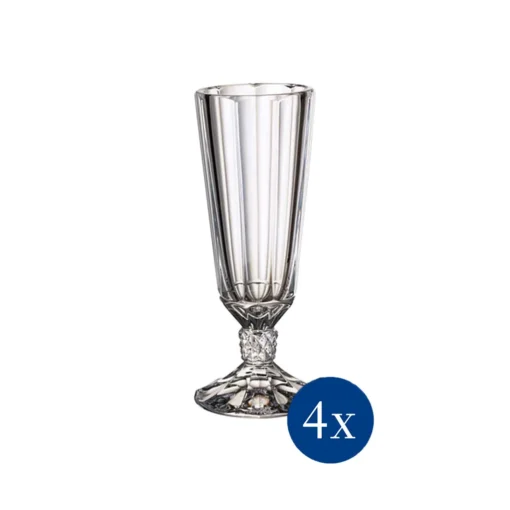 Villeroy & Boch Opéra Sektkelch Set 4tlg. Kristallglas 140,00mm 1137898130 – Bild 3