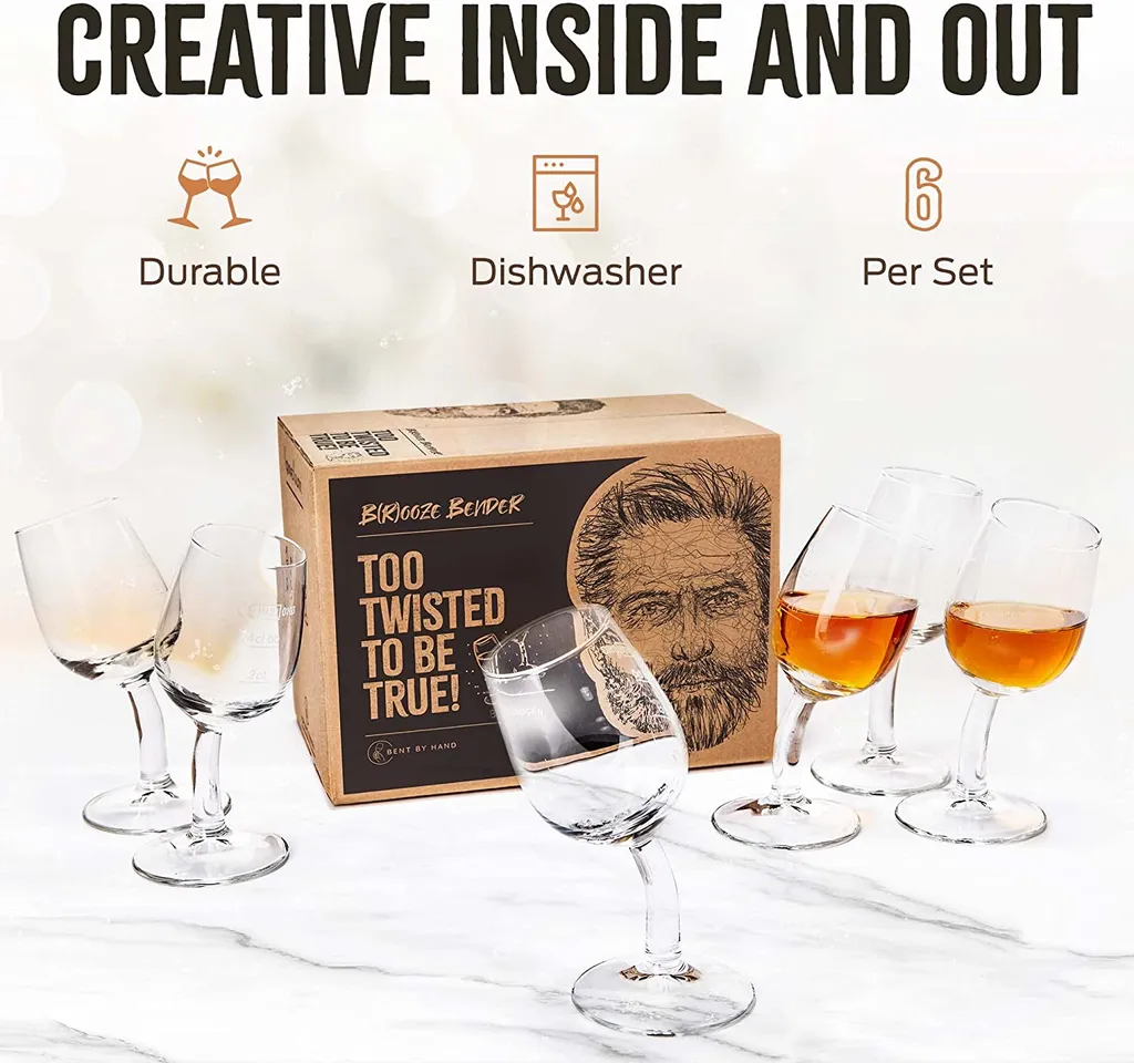 Brooze Bender Schnapsgläser 6er Set Stamper Glas Mit Stil Shot Vodka Likör Ouzo 4 Brooze Bender Schnapsgläser 6er Set Stamper Glas Mit Stil Shot Vodka Likör Ouzo – Bild 4