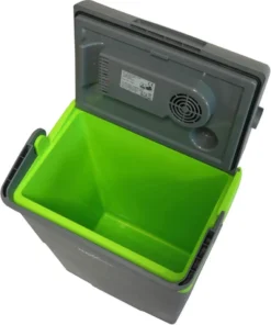 MAXXMEE Kühlbox - Wahlweise Via Netzkabel Oder KFZ-Anschluss - 22l Volumen - Grau/limegreen Kühlbox Camping Kühlschrank 22L Auto 12V 230V Thermobox Elektrisch Picknick Grau -Qualitätsladen Für Geschirr 40649ddde9befe0936929bbd6c4cdf6e