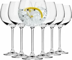 KROSNO Venezia Gin Tonic Wassergläser, 6er-Set, 480 Ml -Qualitätsladen Für Geschirr 407fbe66819a250530b654fc921b186f