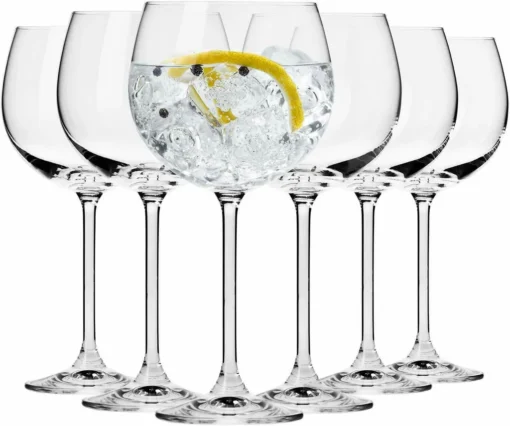 KROSNO Venezia Gin Tonic Wassergläser, 6er-Set, 480 Ml – Bild 11