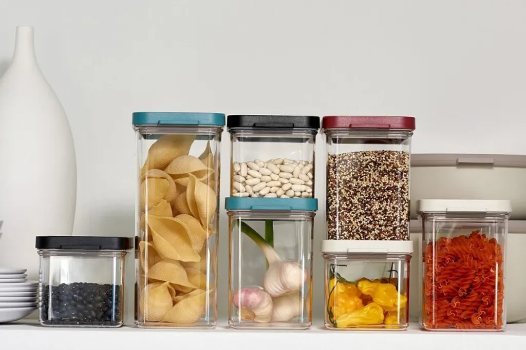 Mepal - Omnia Vorratsdose 3-teiliges Set - Küchenorganizer & Aufbewahrungsbox Mit Deckel - 700, 1100 & 2000 Ml - Nordic Berry 5 Mepal - Omnia Vorratsdose 3-teiliges Set - Küchenorganizer & Aufbewahrungsbox Mit Deckel - 700, 1100 & 2000 Ml - Nordic Berry – Bild 5