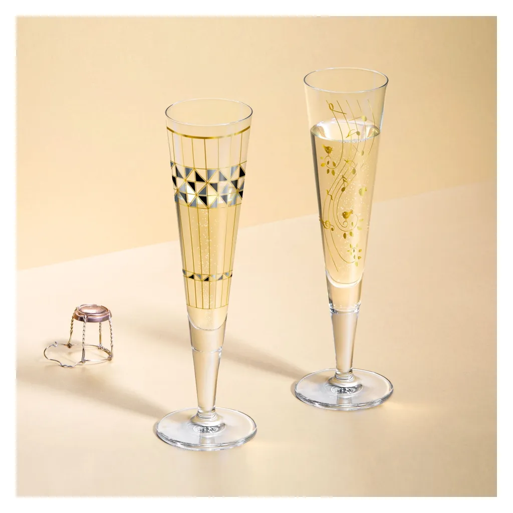 Goldnacht Champagnerglas #2 Von Sibylle Mayer 4 Goldnacht Champagnerglas #2 Von Sibylle Mayer – Bild 4