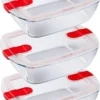 Pyrex Glasbehälter Mit Deckel Cook & Heat 3-teilig