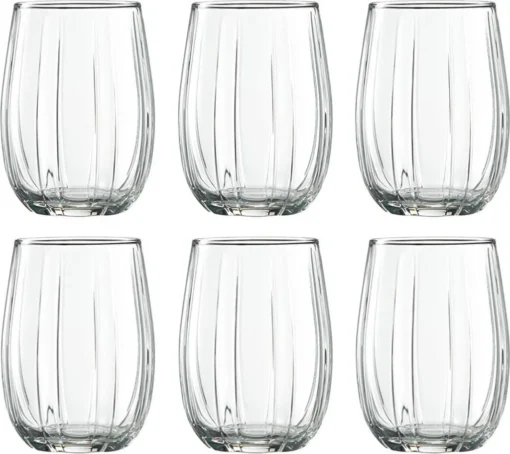 Pasabahce Linka 420405 6-Teilig Trinkglas Su Bardagi Gläser Wassergläser Becher Cocktail Saftgläser