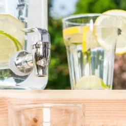 Getränkespender Mit Kühleinsatz Wasserspender Fruchteinsatz Mit Zapfhahn 3,5 L -Qualitätsladen Für Geschirr 44c0f57fb53a034ad501a0a631828d3d