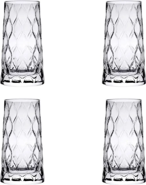 Pasabahce 420855 4-Teilig Trinkgläser Cocktail Saftglas Alkoholglas Gläser-Set – Bild 6