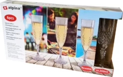 6er Set Kunststoff Champagner-Gläser Kristalleffekt 200ml / Ø6x22,5cm 10 6er Set Kunststoff Champagner-Gläser Kristalleffekt 200ml / Ø6x22,5cm -Qualitätsladen Für Geschirr 4595d6c7d13f1d0222b6cf88797cc3f0