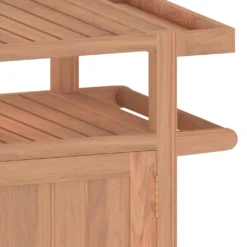 VidaXL Barwagen 120x50x90 Cm Massivholz Teak -Qualitätsladen Für Geschirr 45e00d9c8142bfacc7d1db26bbae3552