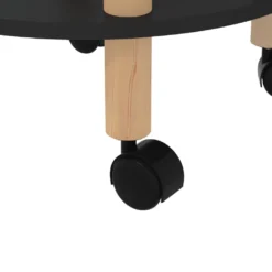 VidaXL Servierwagen 3 Etagen Schwarz 38x38x82 Cm Holzwerkstoff & Holz 12 VidaXL Servierwagen 3 Etagen Schwarz 38x38x82 Cm Holzwerkstoff & Holz -Qualitätsladen Für Geschirr 4613d0c2907c11e2bf062e7c01a90113