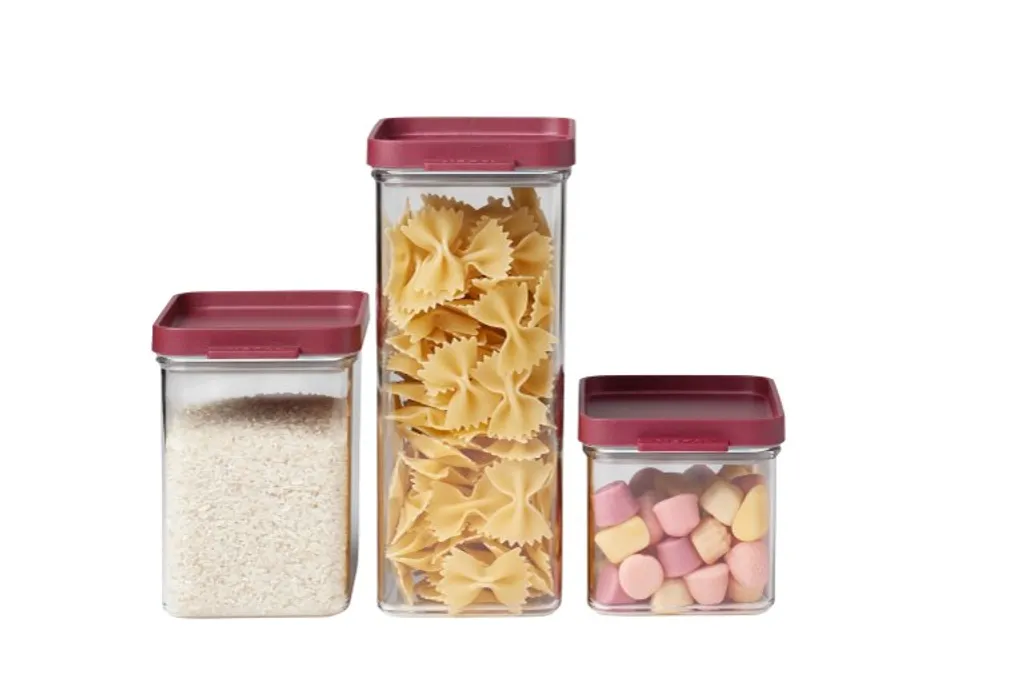 Mepal - Omnia Vorratsdose 3-teiliges Set - Küchenorganizer & Aufbewahrungsbox Mit Deckel - 700, 1100 & 2000 Ml - Nordic Berry 1 Mepal - Omnia Vorratsdose 3-teiliges Set - Küchenorganizer & Aufbewahrungsbox Mit Deckel - 700, 1100 & 2000 Ml - Nordic Berry