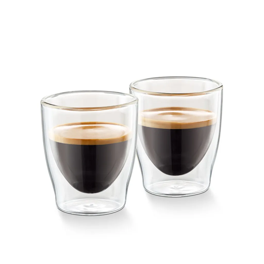 Tchibo 2er Espresso Gläser, Doppelwandig, Modernes Design, Heiß Und Kalt 2 Tchibo 2er Espresso Gläser, Doppelwandig, Modernes Design, Heiß Und Kalt – Bild 2