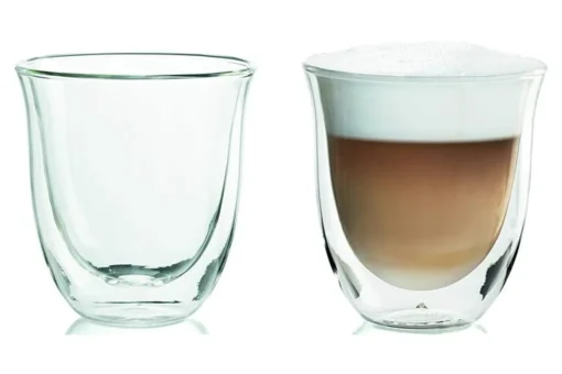 De'Longhi DeLonghi Cappuccino 2er Doppelwandiges Thermoglas – Bild 2