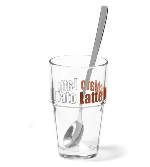 Leonardo Latte Macchiatto Becher 'Solo LM' Mit Löffel, 400ml, Ø 8,5 X 14,7cm (4er Set) – Bild 10