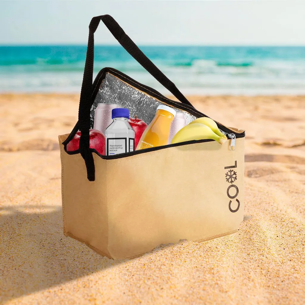Cool Thermotasche Isoliertasche Strandtasche Aus Papier Thermopapier 10l 2 Cool Thermotasche Isoliertasche Strandtasche Aus Papier Thermopapier 10l – Bild 2
