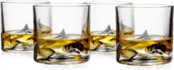 Everest Whisky Gläser, 4 Stück