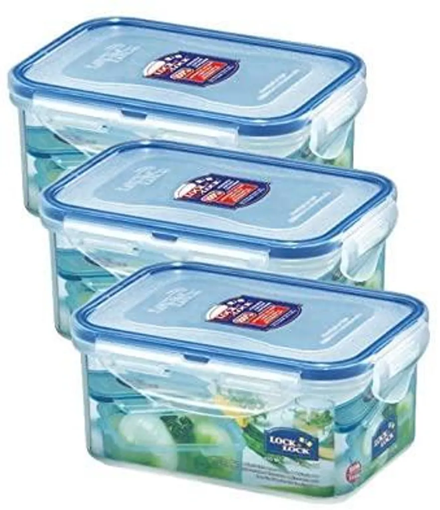 Lock & Lock LocknLock Classic 600ml 151 X 108 X 69 Mm HPL811 - 3er Set 1 Lock & Lock LocknLock Classic 600ml 151 X 108 X 69 Mm HPL811 - 3er Set