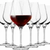 KROSNO Splendour Große Burgunder Rot-Weingläser, 6er-Set, 860 Ml