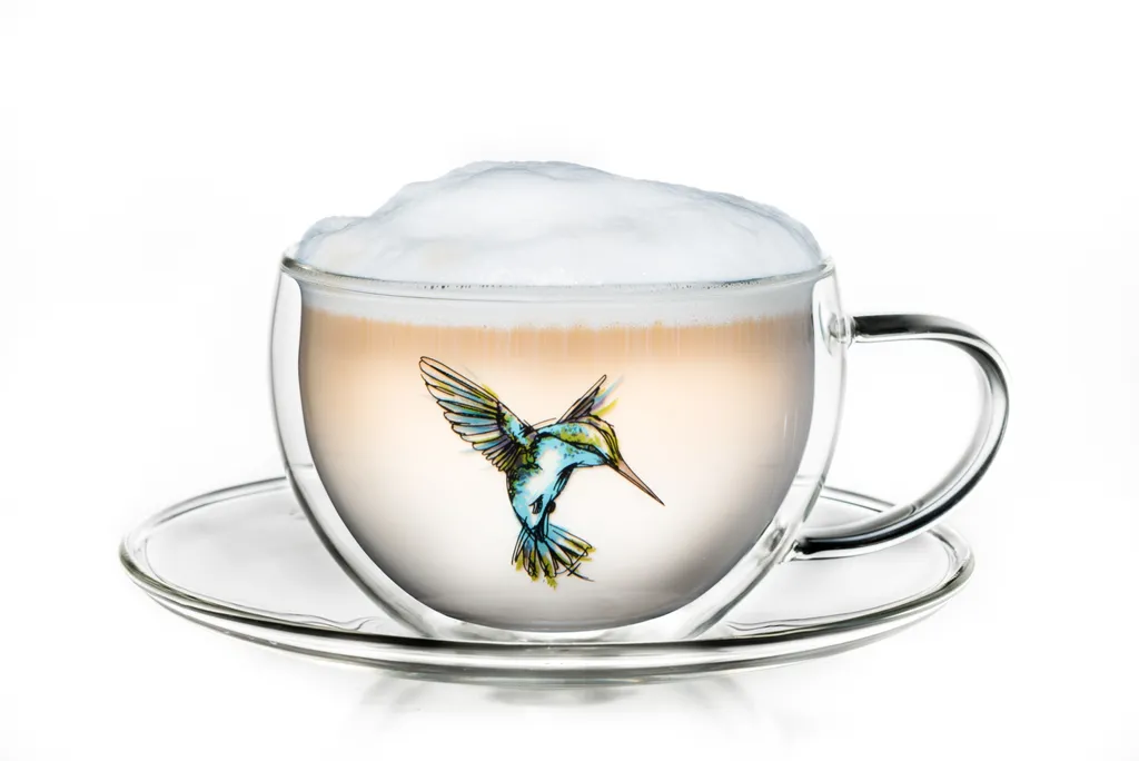 Creano 6er-Set Thermo-Tasses "Hummi" Für Tee/Latte Macchiato, Doppelwandig, Mit Kolibri-Muster | 250ml In Exklusiver Geschenkpackung 6 Creano 6er-Set Thermo-Tasses "Hummi" Für Tee/Latte Macchiato, Doppelwandig, Mit Kolibri-Muster | 250ml In Exklusiver Geschenkpackung – Bild 6