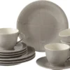LIKE. BY Villeroy & Boch Color Loop Stone 12tlg Kaffeeset Kaffeeservice Geschirr