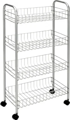 Metaltex Servierwagen Mit 4 Körben Pisa Weiß -Qualitätsladen Für Geschirr 4c6ddfe7196c48d739ef8fe6f695bbf7