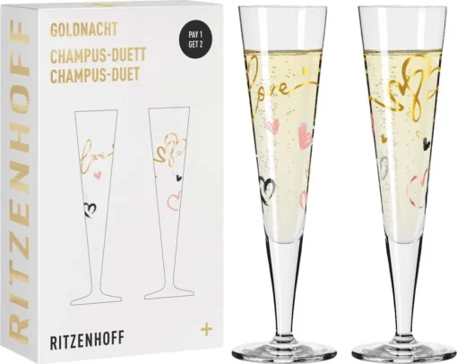 Goldnacht Champagnerglas-Set F23 Von Carolin Oliveira – Bild 10