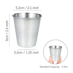 12 Stück Schnapsbecher 70ml Edelstahl Schnapsglas Edelstahlbecher Pinnchen Shot Gläser Becher 8 12 Stück Schnapsbecher 70ml Edelstahl Schnapsglas Edelstahlbecher Pinnchen Shot Gläser Becher -Qualitätsladen Für Geschirr 4d2a73474f45eee7503507e6681e4a7e