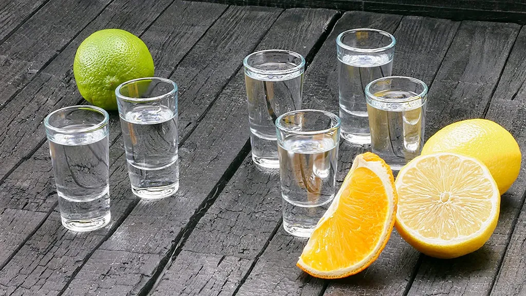 SCHLOSSEREI BAYERWALD Schnapsgläser Set 6 Stück Je 28 Ml - Shotgläser Wodka Schnaps Tequila Grappa - Transparent 7 Cm Höhe 5 SCHLOSSEREI BAYERWALD Schnapsgläser Set 6 Stück Je 28 Ml - Shotgläser Wodka Schnaps Tequila Grappa - Transparent 7 Cm Höhe – Bild 5