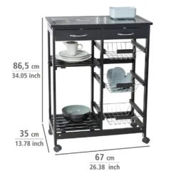 Wenko Küchenwagen Bon Appetit -Qualitätsladen Für Geschirr 4f7bf8779b1260588236ff80e38734bd