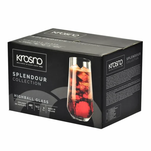 KROSNO Splendour Longdrinkgläser, 6er-Set, 480 Ml – Bild 8