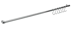 Metaltex 78 Cm Hängeleiste LONARDO Mit 6 Haken 350307