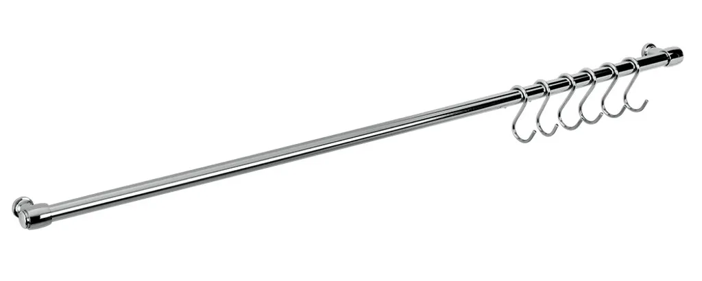 Metaltex 78 Cm Hängeleiste LONARDO Mit 6 Haken 350307 1 Metaltex 78 Cm Hängeleiste LONARDO Mit 6 Haken 350307
