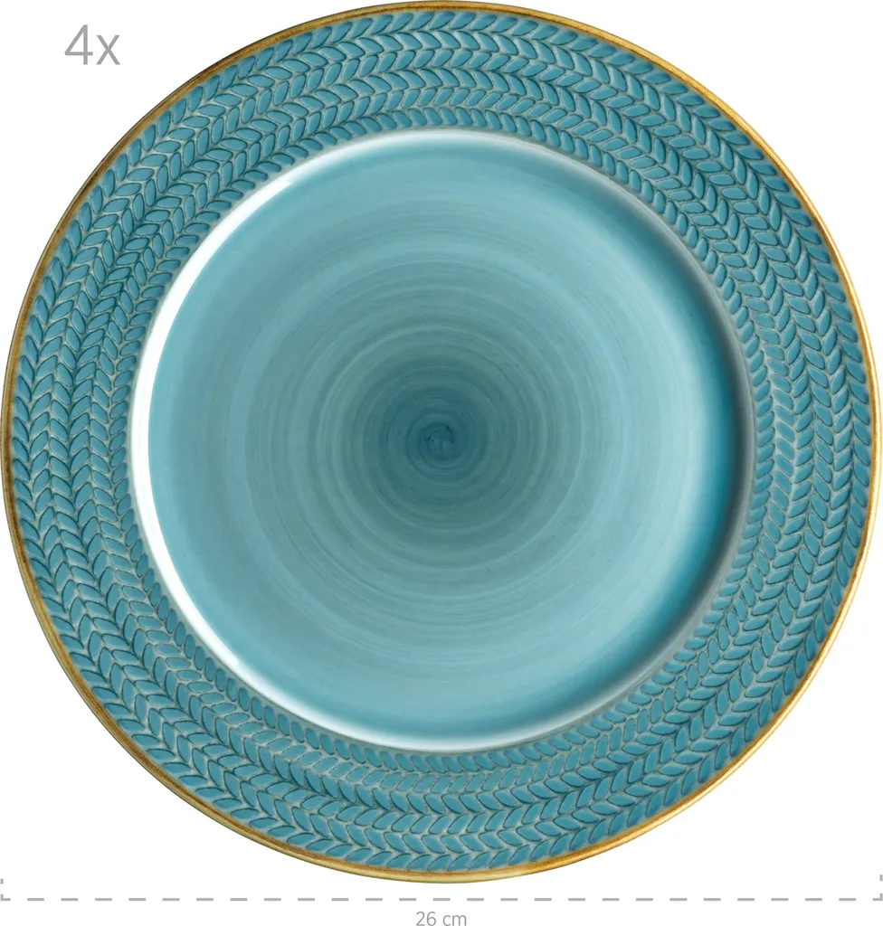 Mäser 931942 Kaffeeservice Prospero Für 6 Personen, Porzellan, Blau (1 Set, 12-teilig) 3 Mäser 931942 Kaffeeservice Prospero Für 6 Personen, Porzellan, Blau (1 Set, 12-teilig) – Bild 3