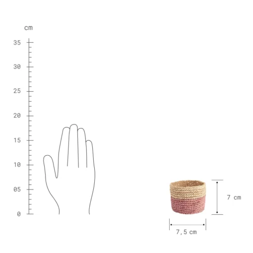 BUTLERS ISALO 4-tlg. Korbset Handgefertigt Aus Raffia – Bild 10