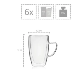 Sänger SÄNGER Doppelwandiges Cappuccino Gläser Set Mit Henkel 6 Teilig 7 Sänger SÄNGER Doppelwandiges Cappuccino Gläser Set Mit Henkel 6 Teilig -Qualitätsladen Für Geschirr 51b4203d31ed9e800faef7a978d57f75