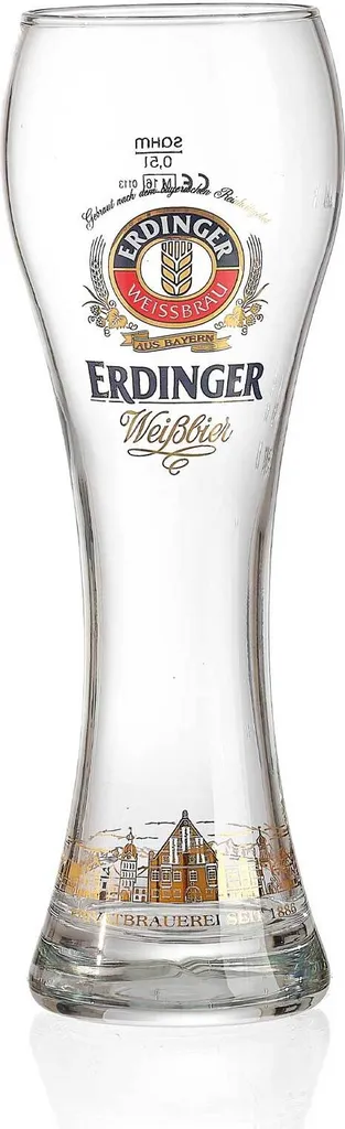 Weizenbierglas 0,5 Liter Erdinger 2 Weizenbierglas 0,5 Liter Erdinger – Bild 2