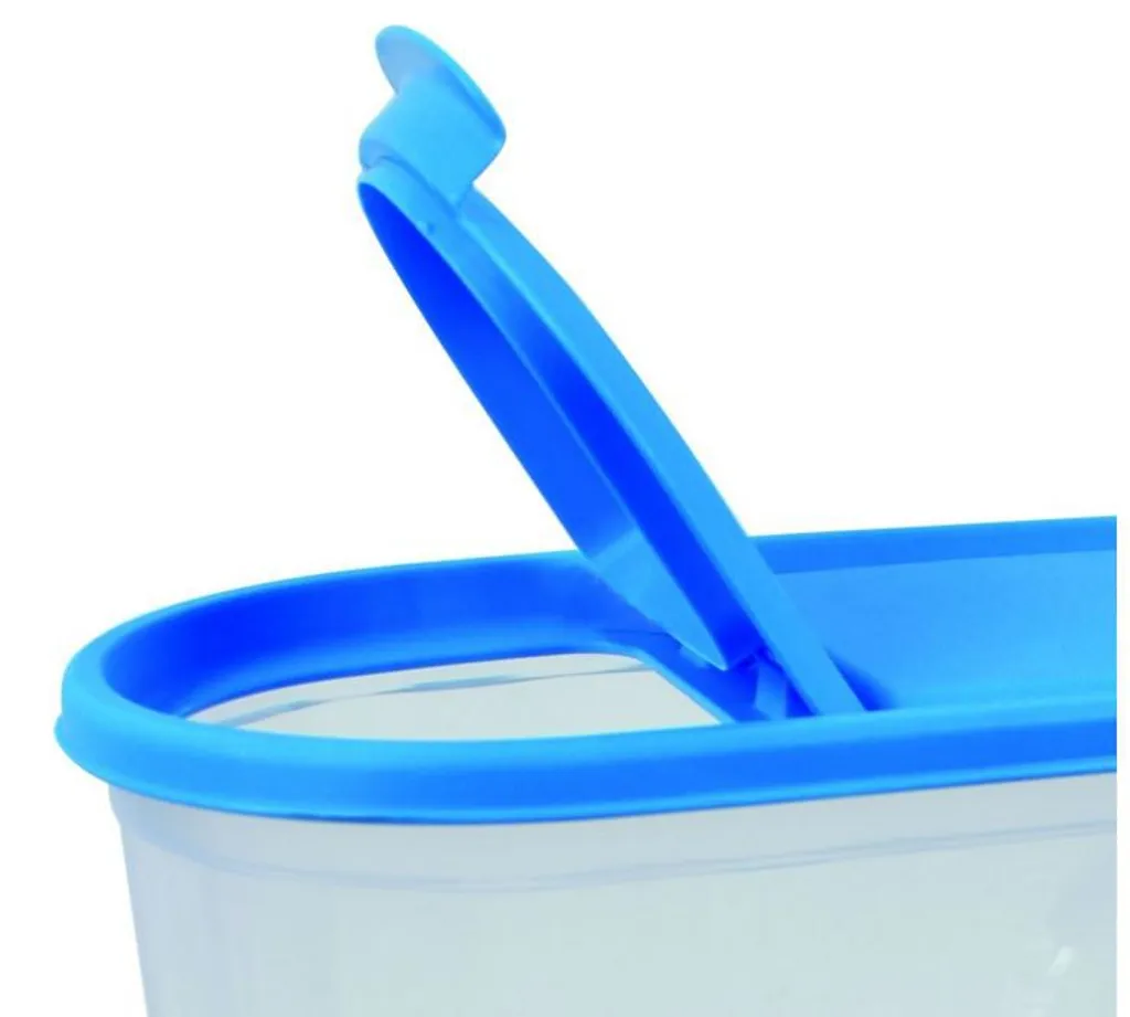 Vorratsdose Transparent Als Streudose Schüttdose Mit Farbigem Deckel 1200 Ml 2 Vorratsdose Transparent Als Streudose Schüttdose Mit Farbigem Deckel 1200 Ml – Bild 2
