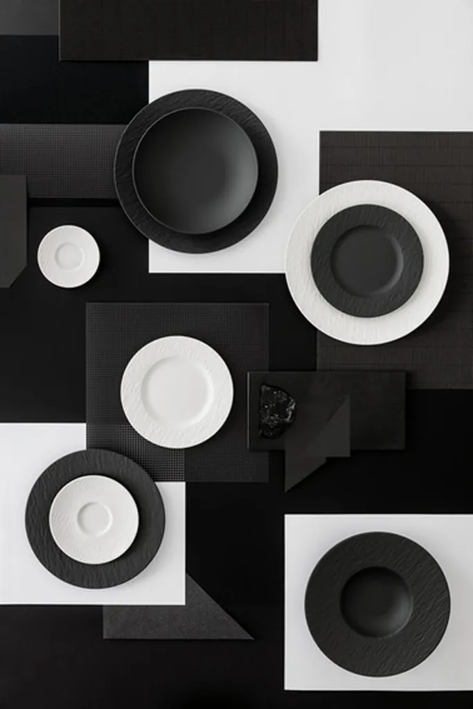 Villeroy & Boch Manufacture Rock Kombiservice 18-teilig Schwarz 4 Villeroy & Boch Manufacture Rock Kombiservice 18-teilig Schwarz – Bild 4
