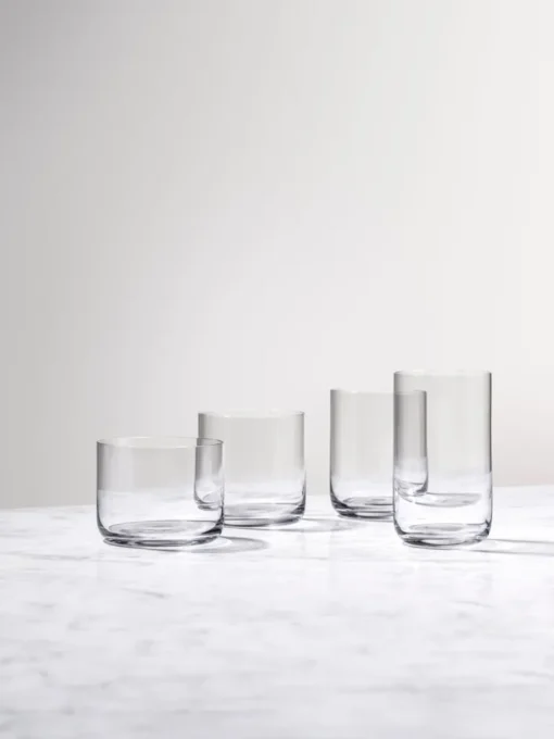 AARKE Gläser 4er Set Nesting Glasses 4x 290ml Kristallglas Stapelbar Trinkgläser – Bild 7