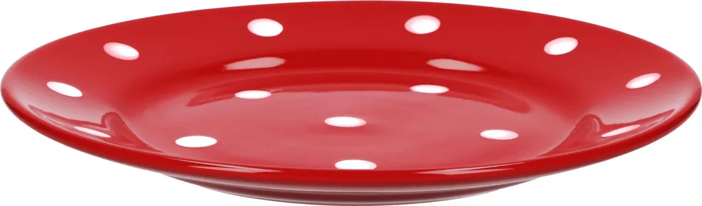 Emily 18tlg Frühstücksset 6 Personen Rot Weiße Punkte Teller Kaffeebecher Schalen Geschirrset 3 Emily 18tlg Frühstücksset 6 Personen Rot Weiße Punkte Teller Kaffeebecher Schalen Geschirrset – Bild 3