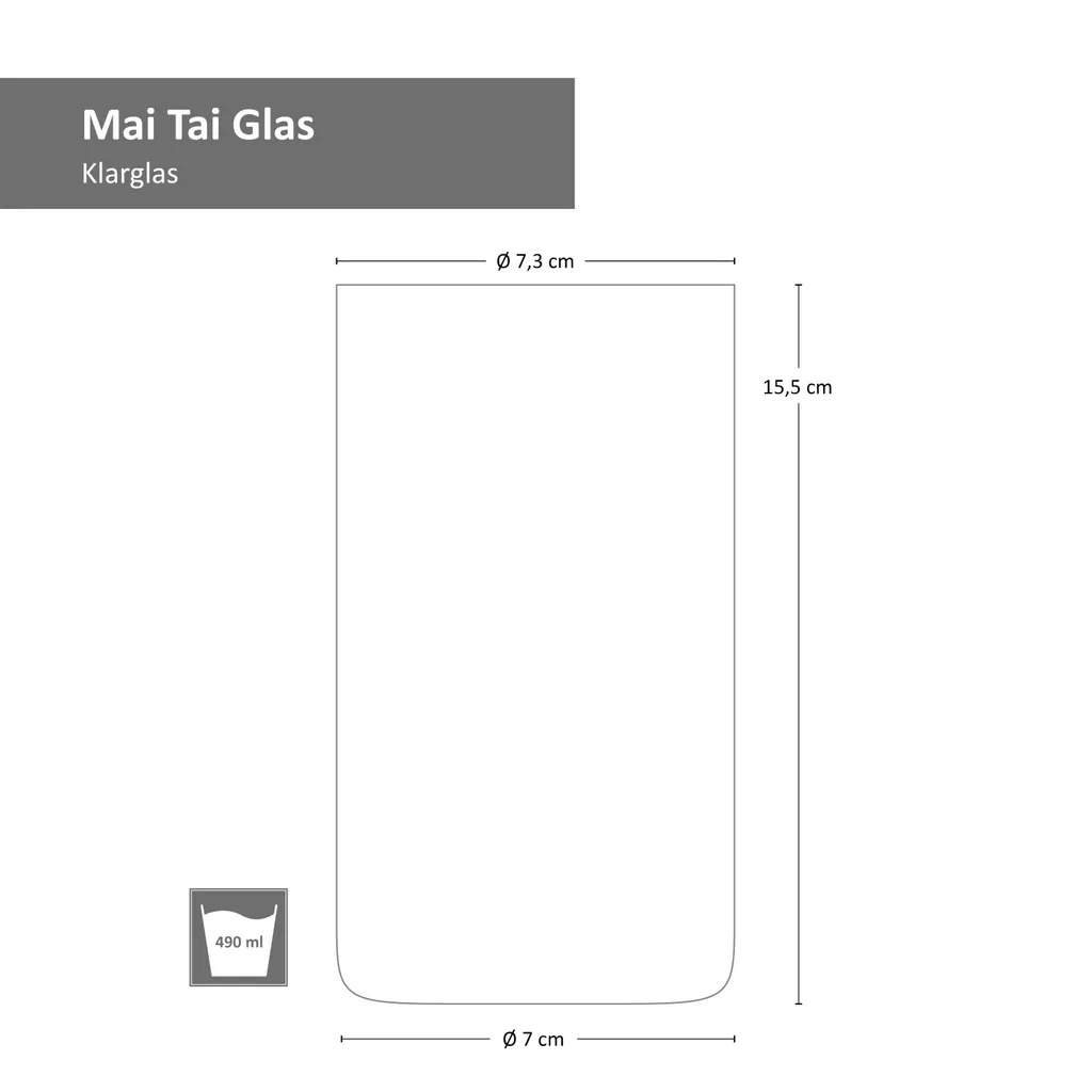 4x Mai Tai Glas 490 Ml Klarglas Cocktail-Kelch Tiki-Cocktail Rum-Longdrink Mai Tai Glass 9 4x Mai Tai Glas 490 Ml Klarglas Cocktail-Kelch Tiki-Cocktail Rum-Longdrink Mai Tai Glass – Bild 9