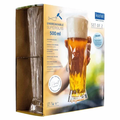 Koziol - Superglas Club Nr. 11 Bierglas 500 Ml 2er-Set – Bild 8