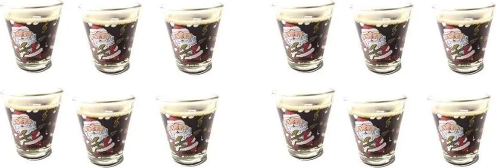 Weihnacht Schnaps Stamper 12 Stück 1 Weihnacht Schnaps Stamper 12 Stück