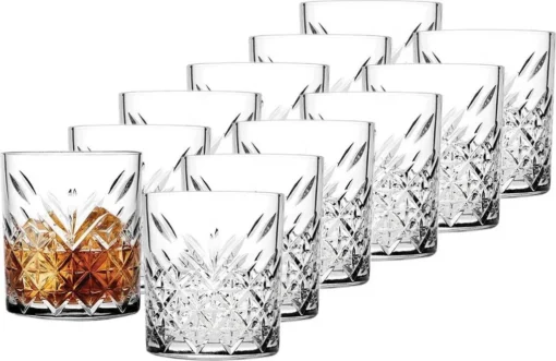 Pasabahce 52790 Timeless Whiskyglas, 355ml, Glas, Transparent, 12 Stück – Bild 4