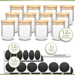 PORADA 12 Stapelbare Gewürzgläser Set 150ml Glasbehälter Mit Deckel Aufbewahrung Küche Gewürzdosen Vorratsdosen Glas Mit Deckel Aufbewahrungsgläser Küchenorganisation Aufbewahrung… 16 PORADA 12 Stapelbare Gewürzgläser Set 150ml Glasbehälter Mit Deckel Aufbewahrung Küche Gewürzdosen Vorratsdosen Glas Mit Deckel Aufbewahrungsgläser Küchenorganisation Aufbewahrung… -Qualitätsladen Für Geschirr 579a6c32486d18a6ee9d02bf54f1ae6f